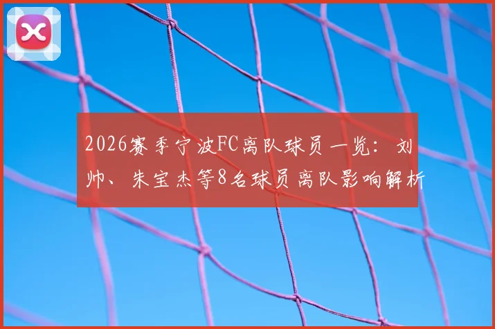 2026赛季宁波FC离队球员一览：刘帅、朱宝杰等8名球员离队影响解析，附最新阵容与引援方向预测